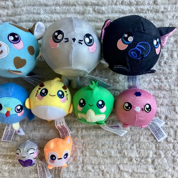 Lot Of 11 Squeezamals cow unicorn seal elephant turkey gecko fish squish lot - Picture 5 of 8
